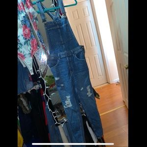 Ripped overalls